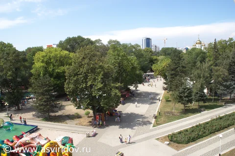 Фото с центрального городского парка Краснодара